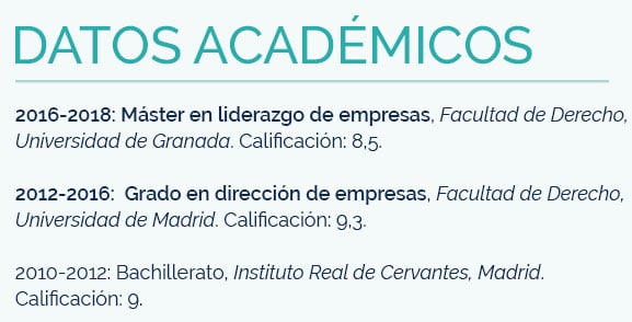 Datos Académicos