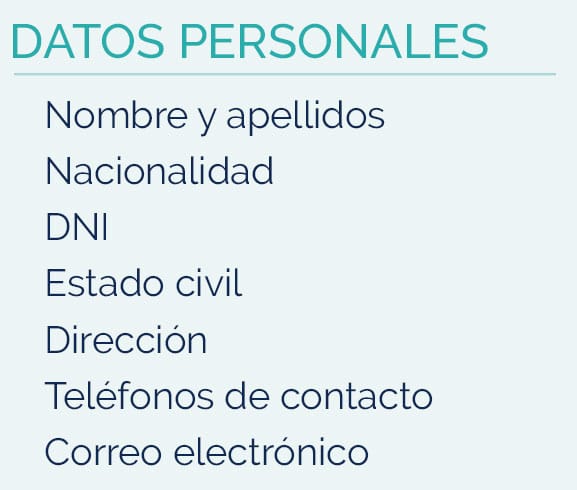 Datos personales